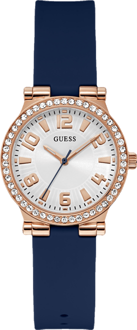 Women's Analog Blue Silicone Watch, 32mm