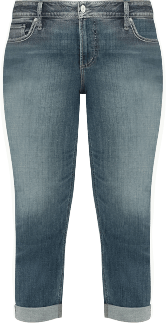 Plus Size Suki Curvy-Fit Cropped Denim Jeans