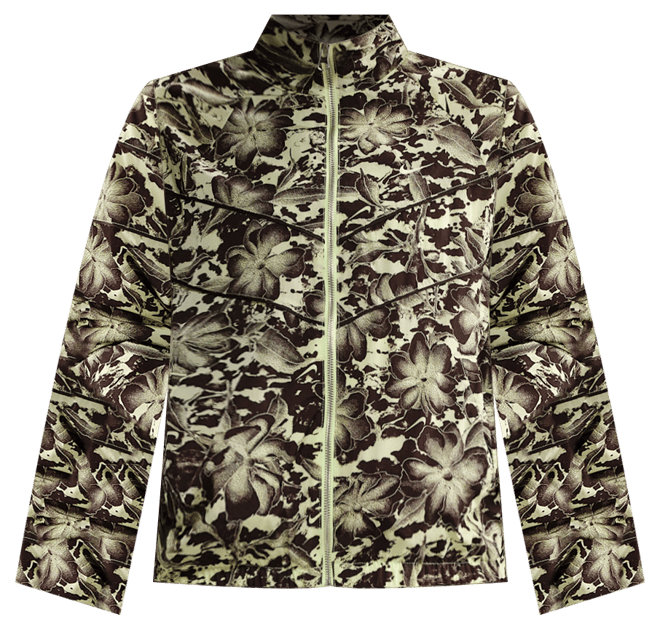 Nike Sportswear Windrunner Chaqueta holgada con estampado, protección UV y cremallera completa - Mujer