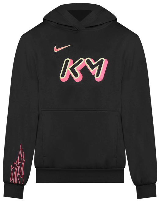 Kylian Mbappé Club Fleece Big Kids' Soccer Hoodie
