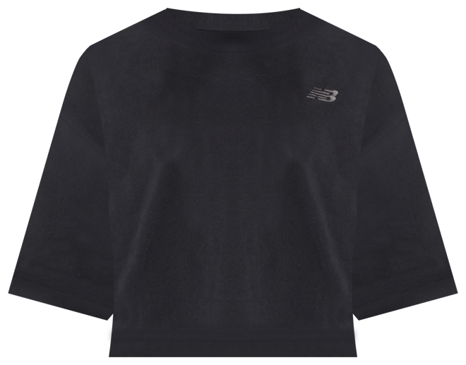 New Balance Kvinner Logo Oversized Jersey T-Shirt