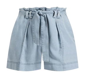 Pump It Up Shorts in Washed Blue