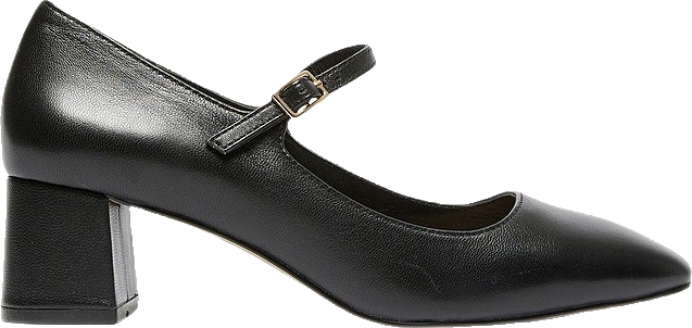 Heeled Shoes in Black Glove