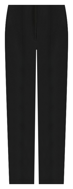 Gia Bengaline Ankle Zip Pant in Black