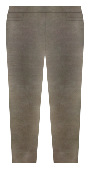 Viscose Blend Wardrobe Staple Stretch Crop Pant in Khaki