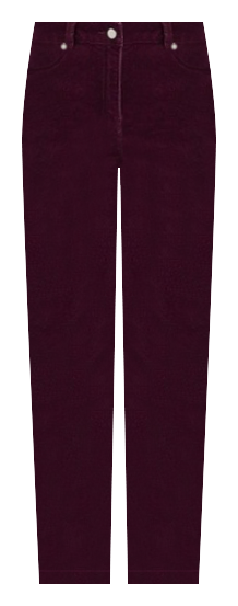 Celine Corduroy Pant in Grape