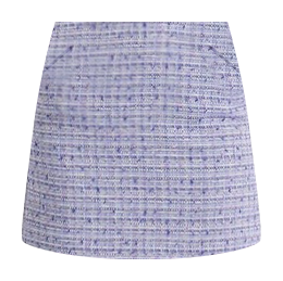 Shannon Mini Skirt in Blue Multi