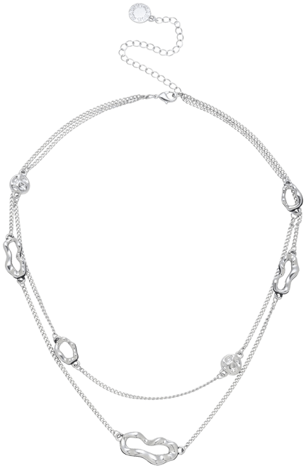 Droplet Necklace in Silver