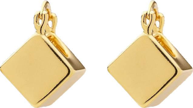 Cubust Hoop Earrings in Gold