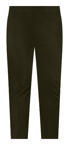 Wardrobe Staple Slim Full Leg Pant in Khaki