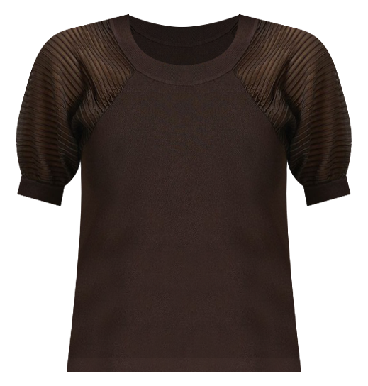 Albon Knit Top in Gravel