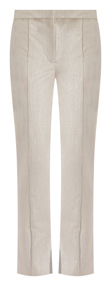 Quinn Stretch Linen Pant in Silver