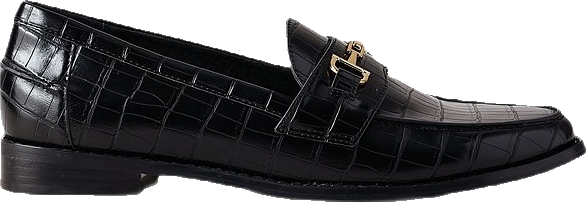 Loafer in Black Croc Leather