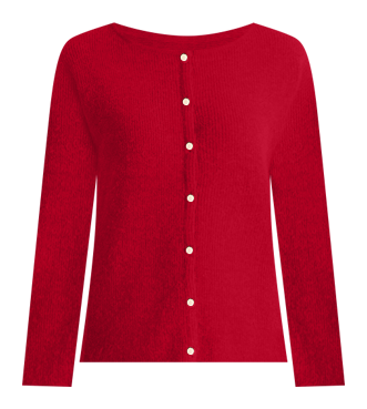 Lightweight Cardigan in Red