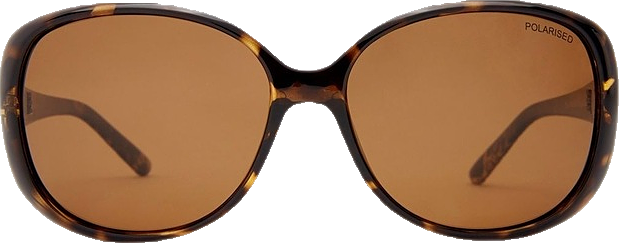 Ava Polarised Tortoise Rectangle Sunglasses 383969