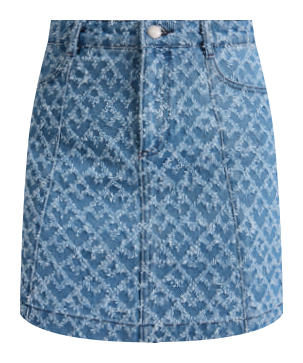 Never Ever Denim Skirt in Indigo