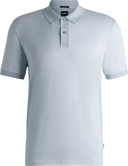 Boss by  Men's Mercerised-Cotton Polo Shirt