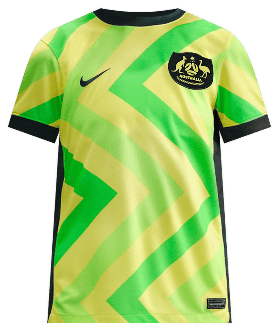 Australië 2025/26 Stadium Thuis Nike Dri-FIT replicavoetbalshirt voor heren