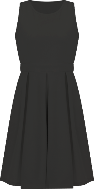 Women's Solid Fit and Flare Dress