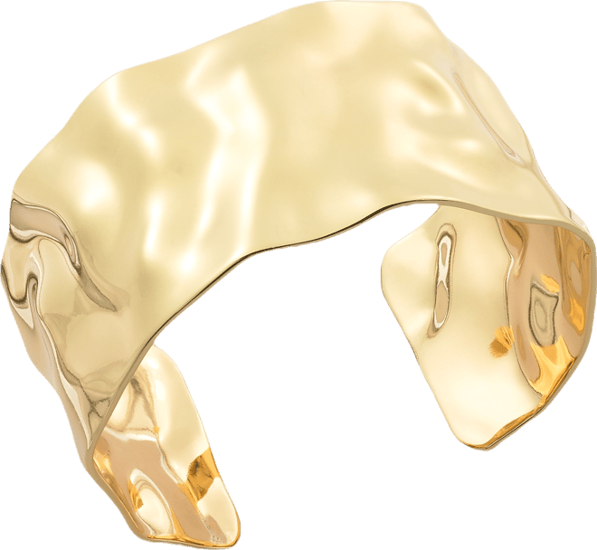 Gold-Tone Hammered Cuff Bracelet, Exclusively at Macy's