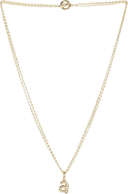 The Puffy Initial Necklace