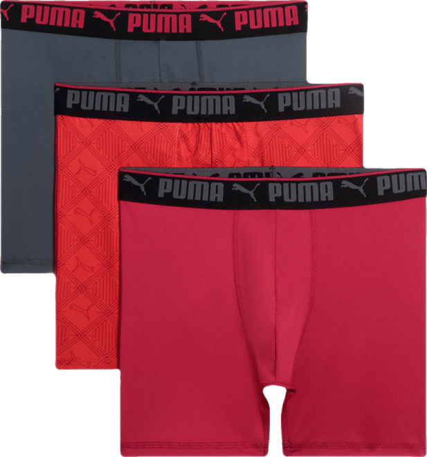 PUMA Men's Boxer Briefs 3 Pack