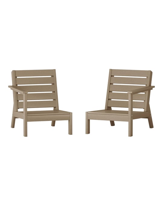 Outdoor Patio Hdpe Deep Seating Sectional Loveseat