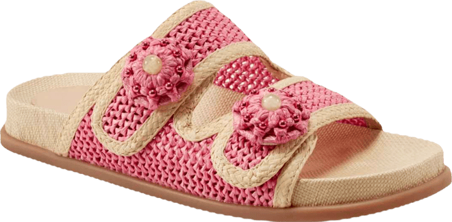 Women's Valena Woven Double Strap Flat Sandals