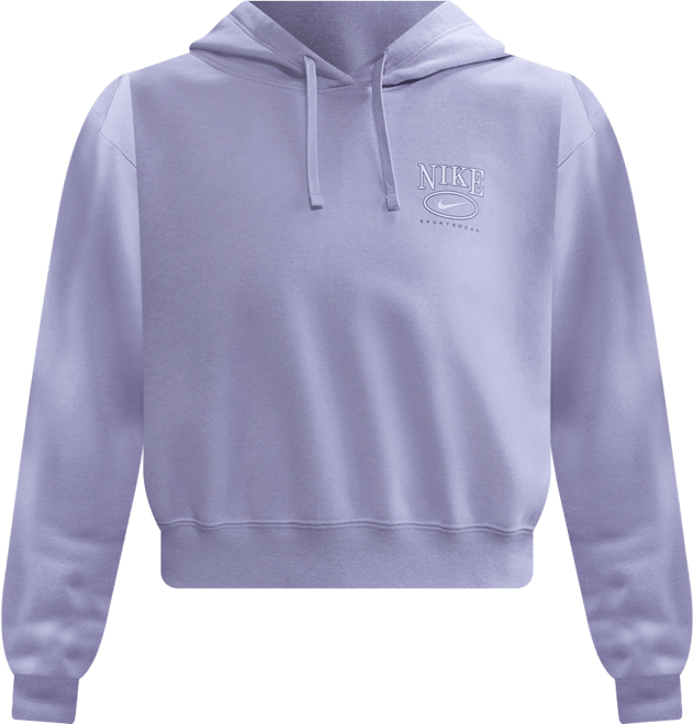 Nike Sportswear Club Fleece Women's Oversized Cropped Graphic Hoodie