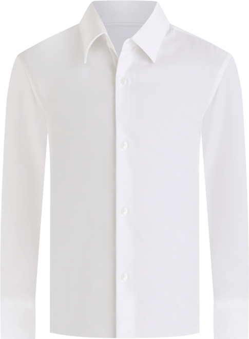 Big Boys Performance Stretch Button Down Dress Shirt