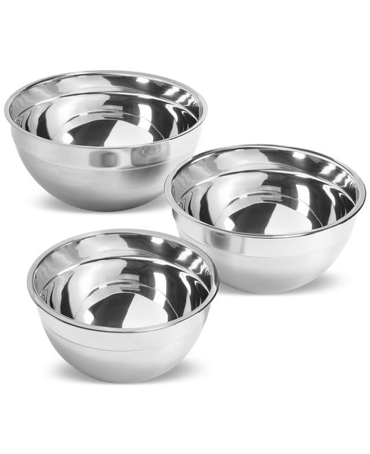 Stainless Steel Mixing Bowls, Set of 3, Exclusively at Macy's