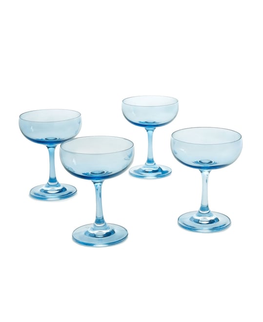 Veneto Champagne Coupe Glasses, Set of 4