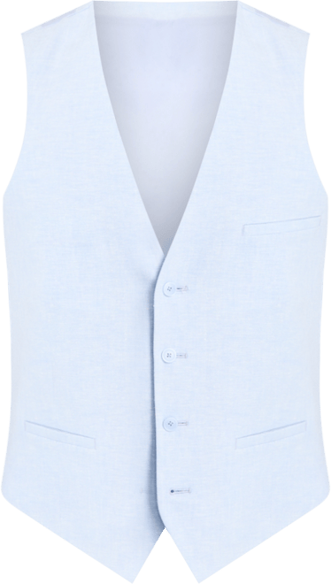 Men's Slim-Fit Linen Suit Vest, Exclusively at Macy's