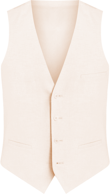 Men's Slim-Fit Linen Suit Vest, Exclusively at Macy's