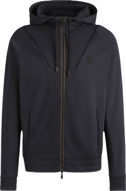 Boss by  Men's Double B Monogram Zip-Up Hoodie