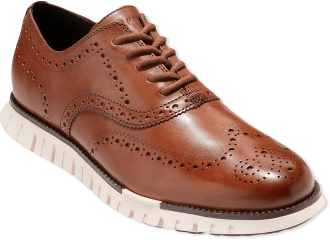 Men's ZERØGRAND Remastered Lace-Up Wingtip Oxford Shoes