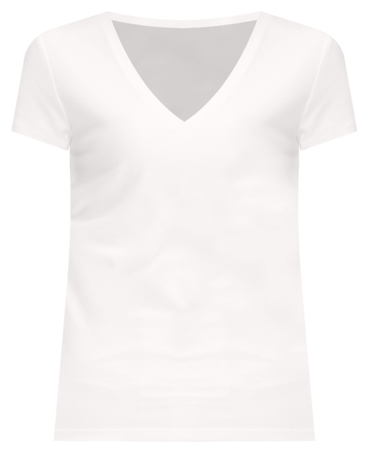 Women's Drapy Ribbed V-Neck Top, Exclusively at Macy's