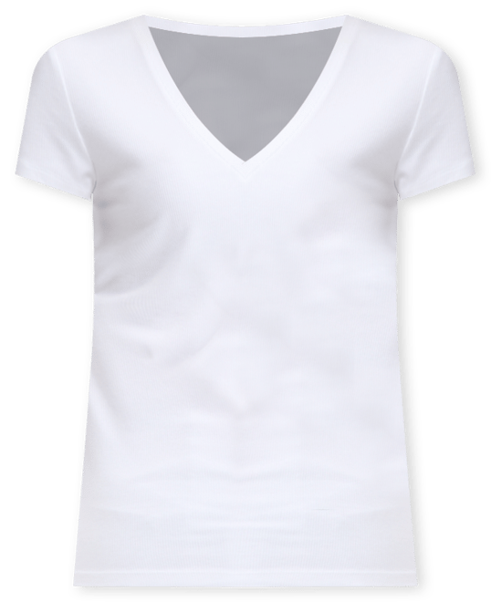 Women's Drapy Ribbed V-Neck Top, Exclusively at Macy's