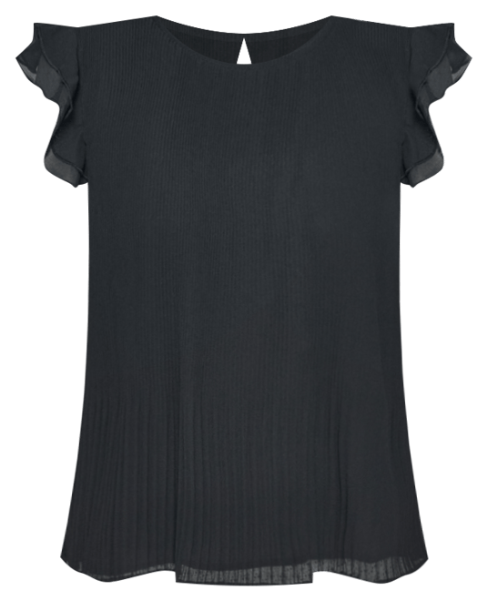 Women's Flutter-Sleeve Blouse