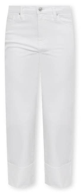 Women's High-Rise Classic Cuffed Straight-Leg Jeans