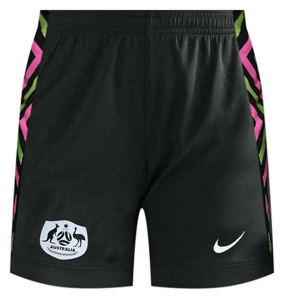 Australien 2025/26 Stadium Away Nike Dri-FIT-replikafodboldshorts til mænd