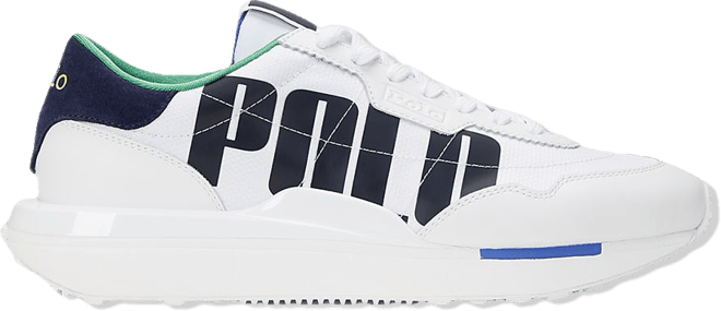 Polo Ralph Lauren Men's Train 89 Logo Leather & Oxford