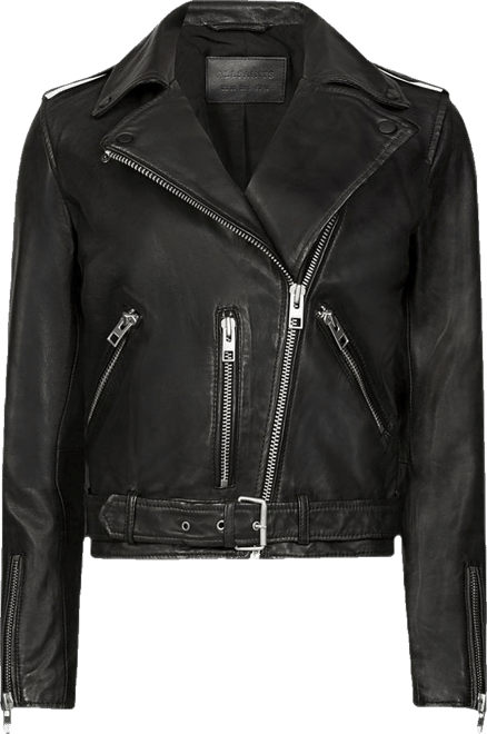 ALLSAINTS Balfern Leather Biker Jacket | Bloomingdale's Women