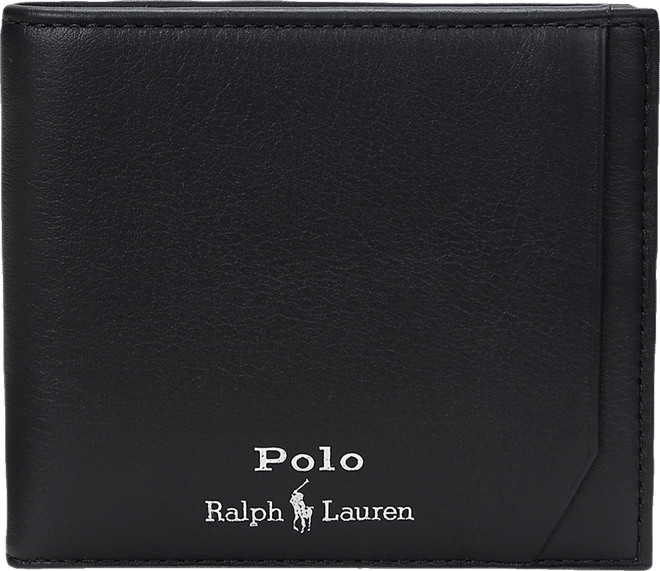 Men's Smooth Leather Billfold Wallet