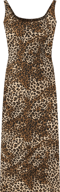 Women's Printed Square Neck Maxi Dress