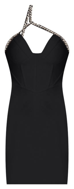 Women's Embellished Crystal Corset Bandage Dress