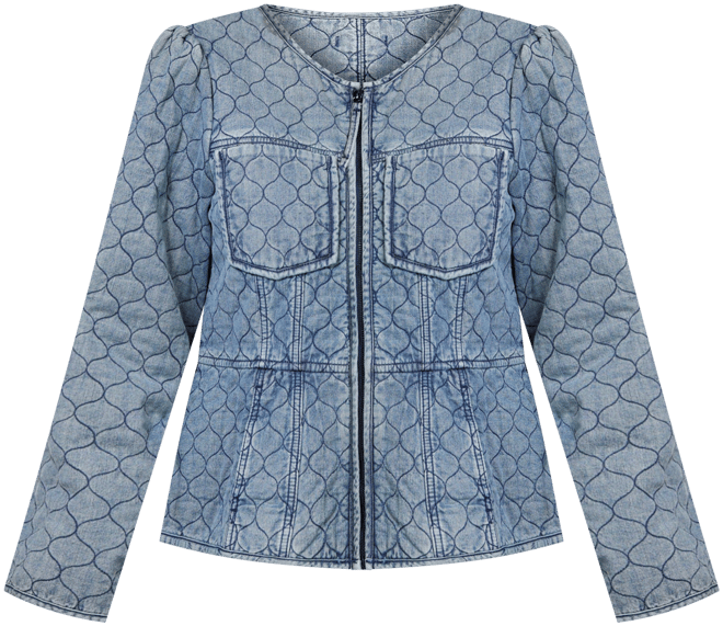 Bomber Jacket Womens Democracy Long Sleeve Cascading Fringe