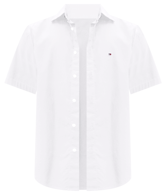 Men's Short Sleeve Flex Poplin Regular Fit Shirt