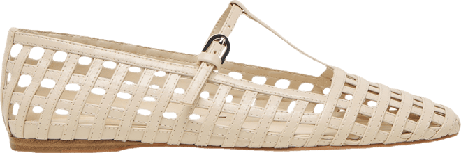 Women's Rains T-Strap Woven Mary Jane Flats