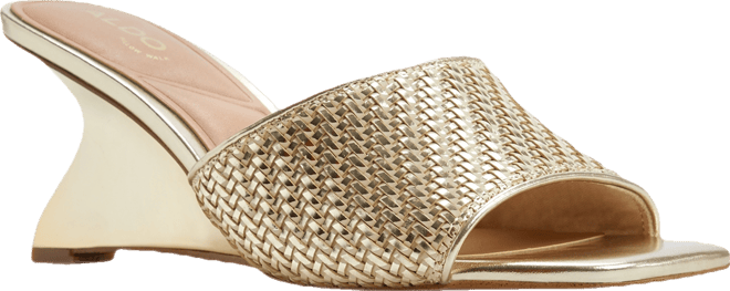 Women's Fiala Square-Toe Sculpted Wedge Sandals